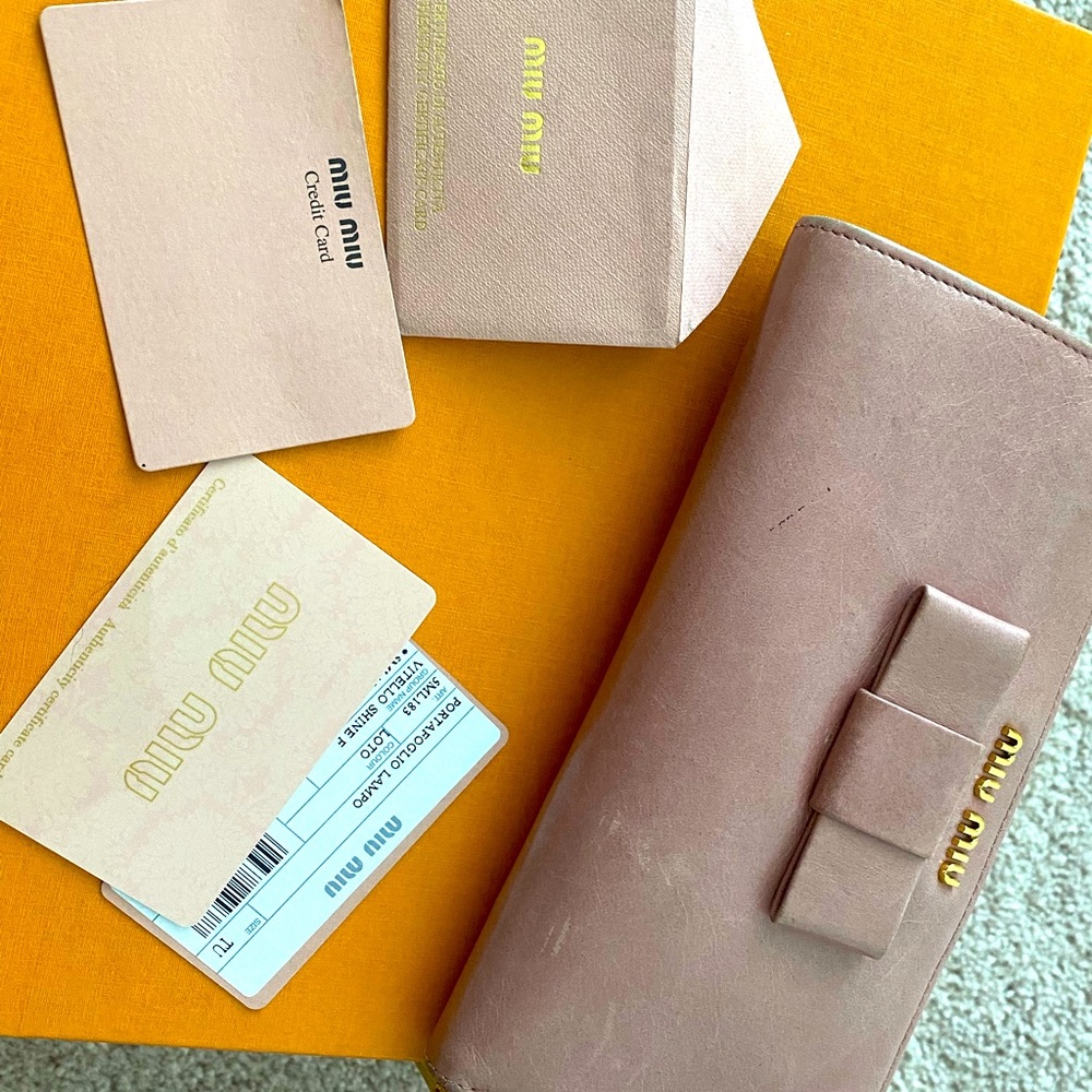 Miumiu Wallet With Authentication Inside - image 1